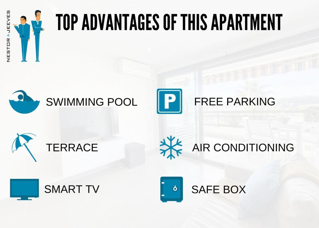 Nestor&jeeves - Grand Sud Terrasse - Pool - Free Parking Appartement *